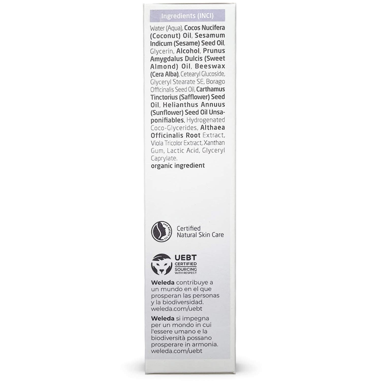 Weleda Derma Malva Bi Crema Facial para bebes