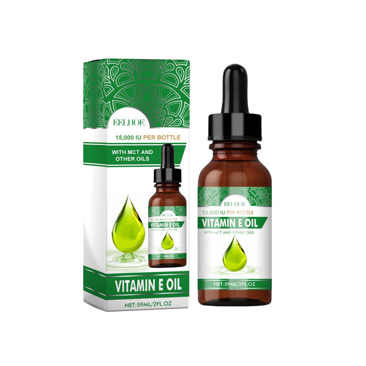 Genérico Aceite de Vitamina E de 59 ml para Cicatrices en la Piel, Cuerpo, Rostro, Cabello, Cuidado de Las uñas, fórmula Pura y Natural Que Ayuda a nutrir la Piel
