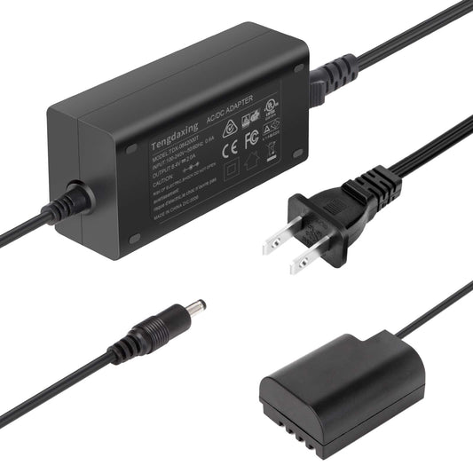 Tengdaxing DMW-AC10 DMW-AC8 DMW-DCC12 Kit adaptador de corriente de batería simulada con cable BLF-19 Batería para cámaras Panasonic Lumix DMC-GH3 GH3H GH3A GH4 GH4K GH4H DC-GH5 GH5S GH5M G9 G9L G9K