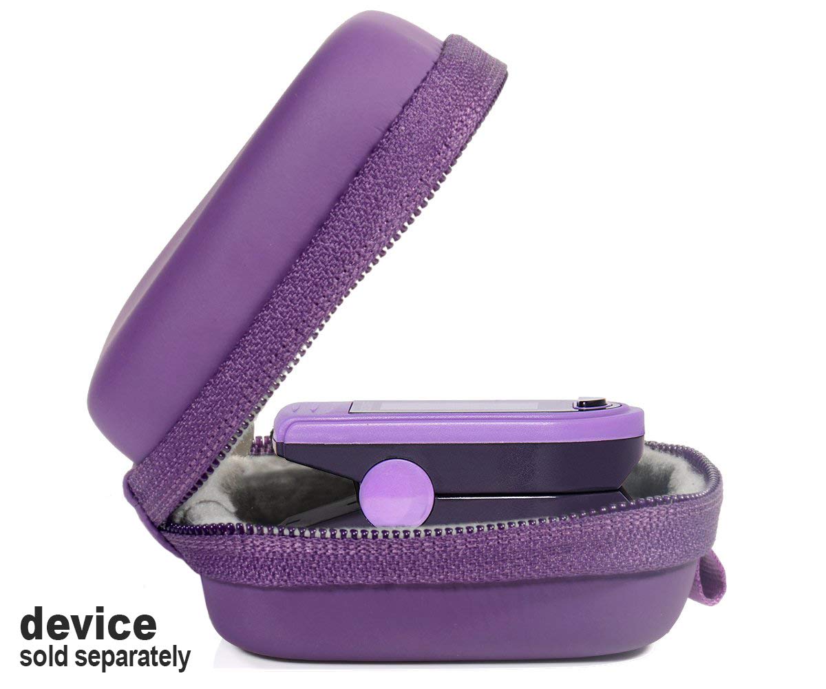 Funda de Oxímetro WGear Negro para Zacurate Pro 500DL y Más Modelos