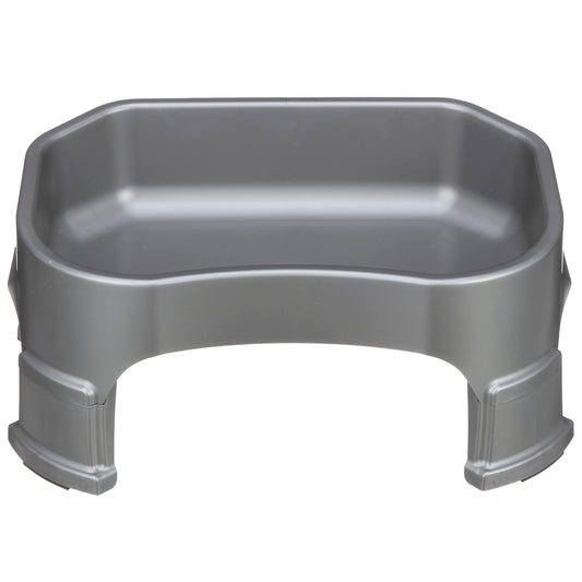 Tazón Grande para Mascota Neater Pet Brands Gunmetal Grey con Extensiones de Pierna para Perro