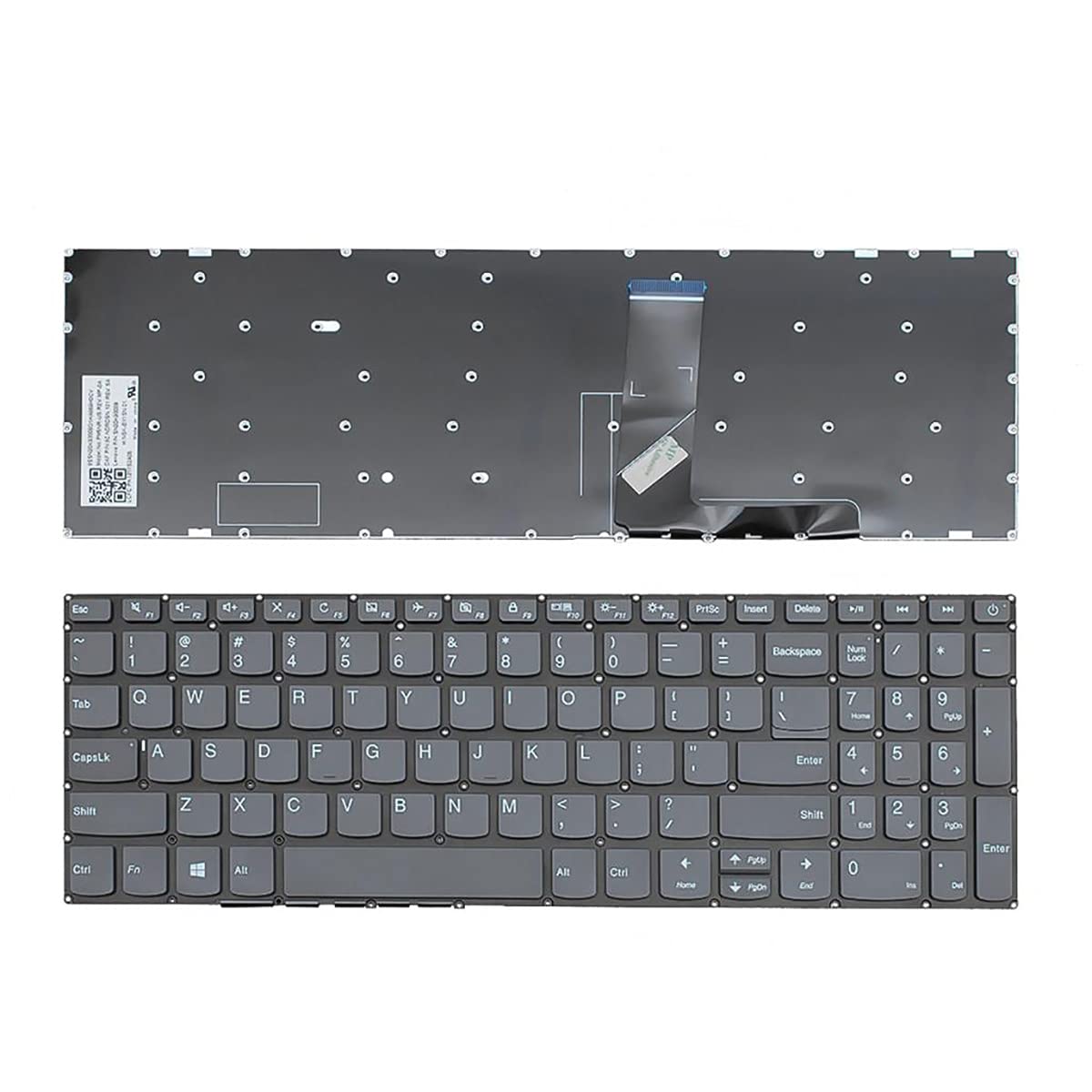 Teclado de Repuesto LXDDP Lenovo IdeaPad Negro Diseño US