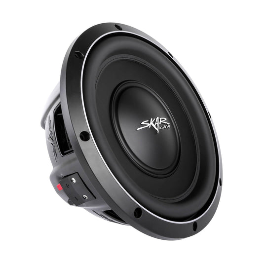 Skar Audio VS-10 D2 10" 1000W Potencia máxima Dual 2 Ohm Soporte poco profundo Subwoofer para coche