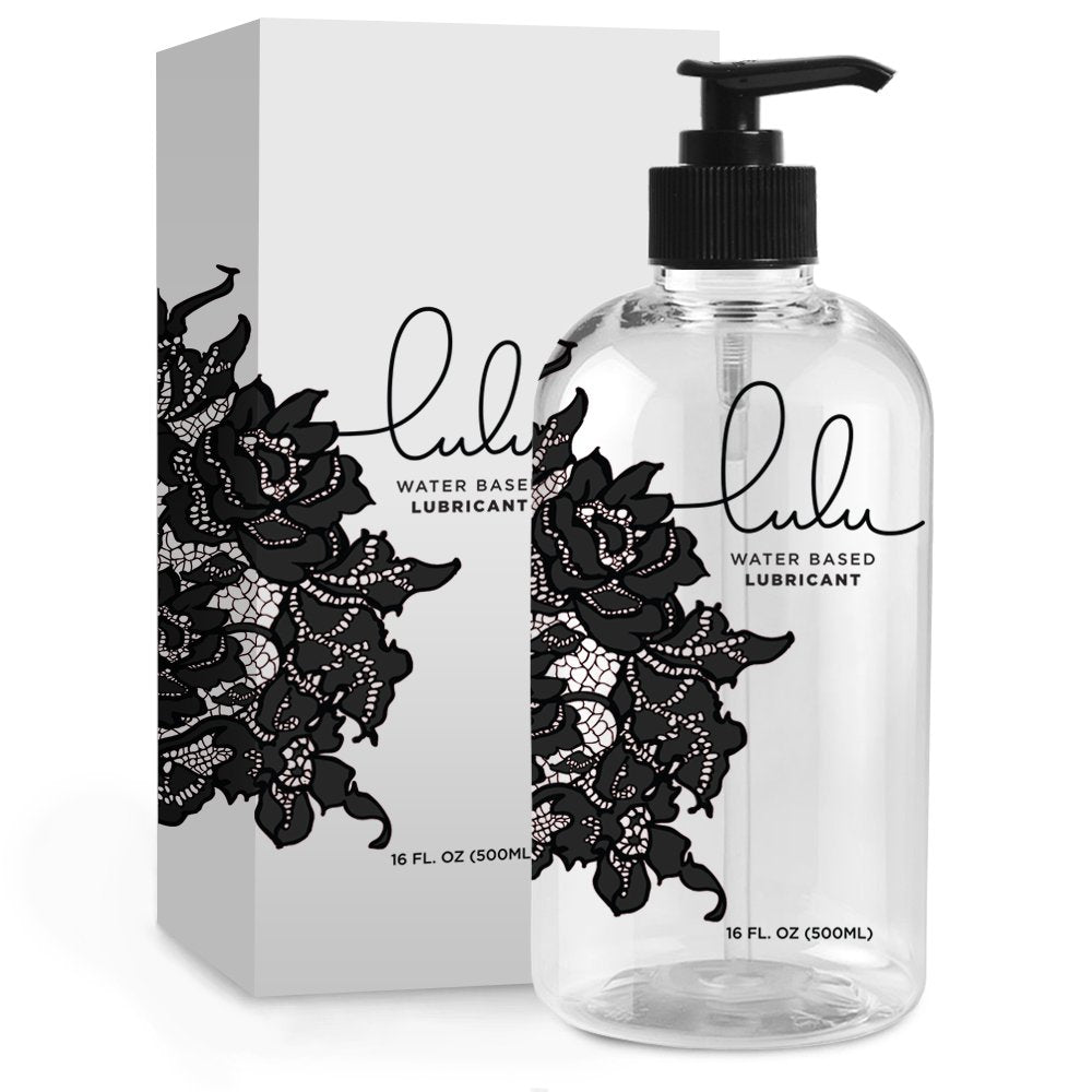 Lulu Lube - Lubricante Personal Natural a Base de Agua para Hombres y Mujeres, 16 oz