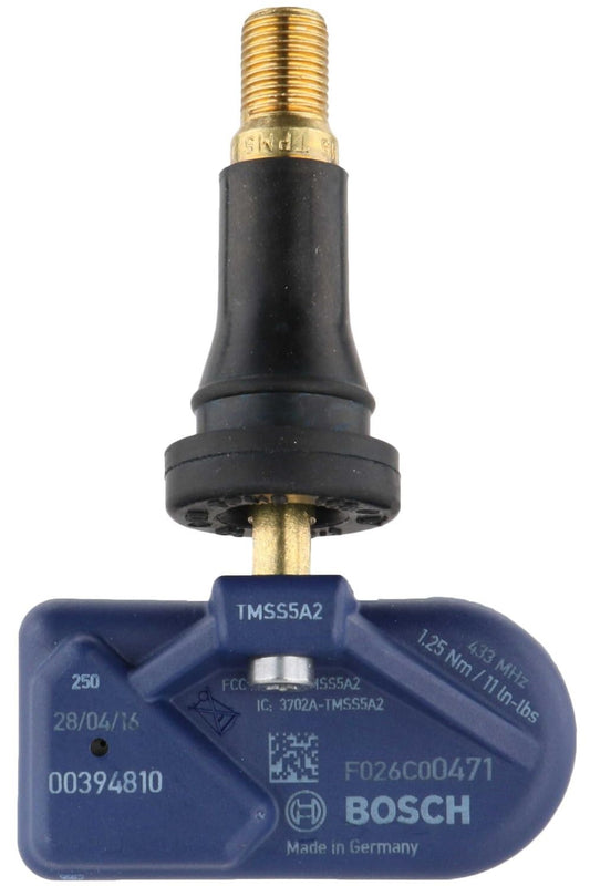 Bosch QF0471 Sensor Universal de Sistema de Control de presión de neumáticos (TPMS) para Ruedas de Acero