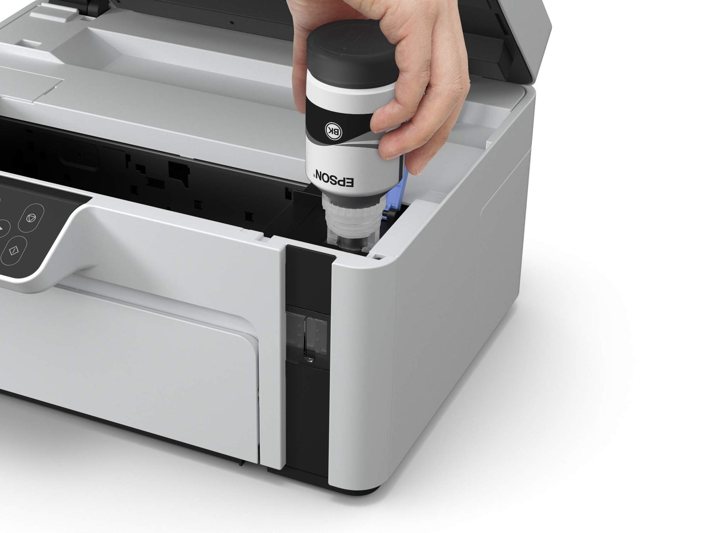 Impresora Epson Ecotank Blanco y Negro M2120
