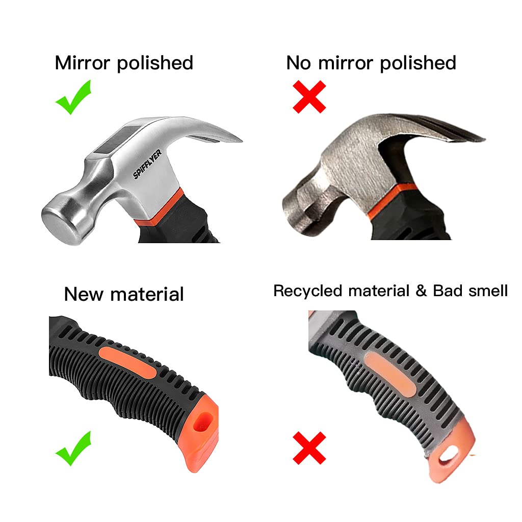 Martillo Mini Spifflyer 8 Onzas Agarre Suave Cómodo