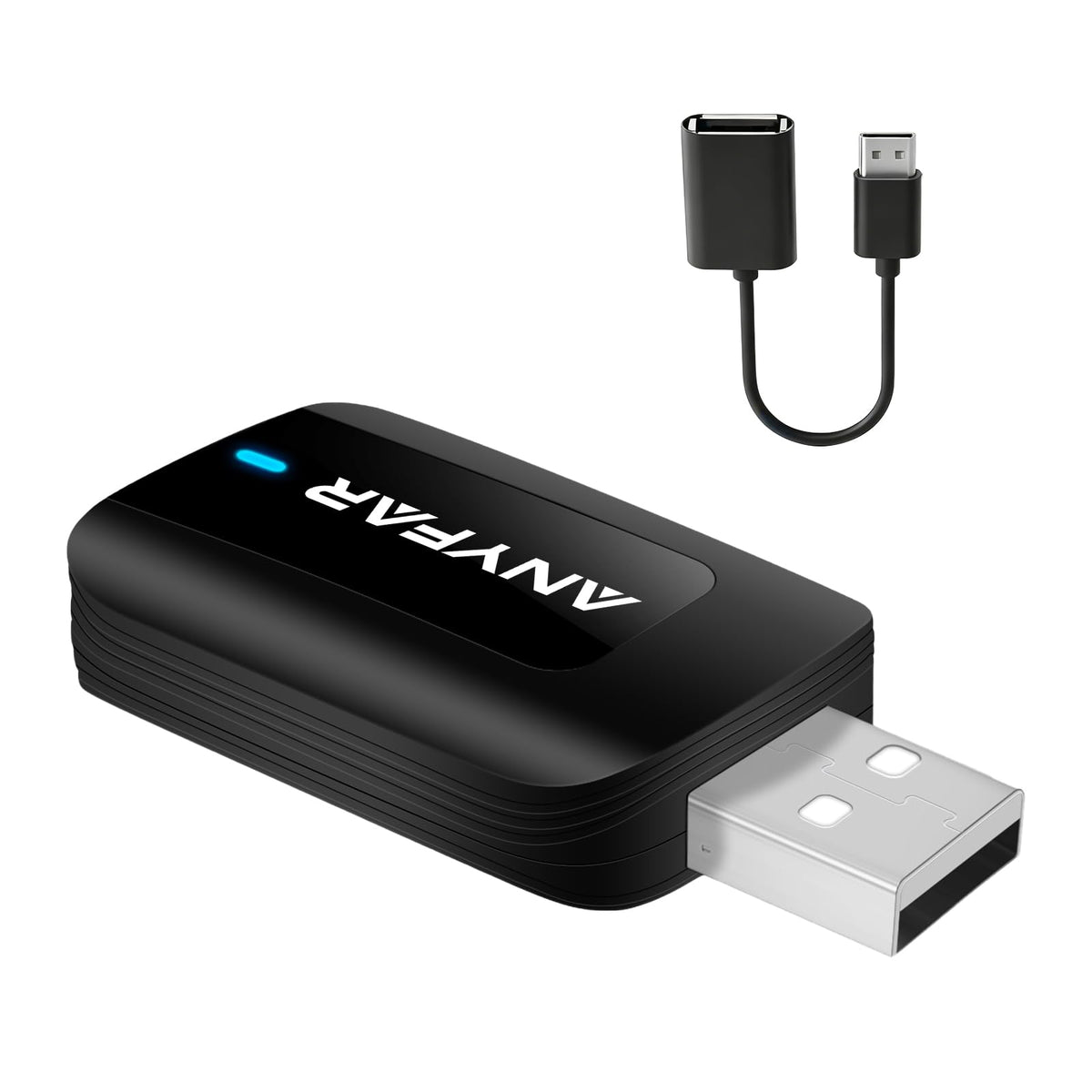 Adaptador Automático Inalámbrico ANYFAR C5 CarPlay y Android 2 en 1
