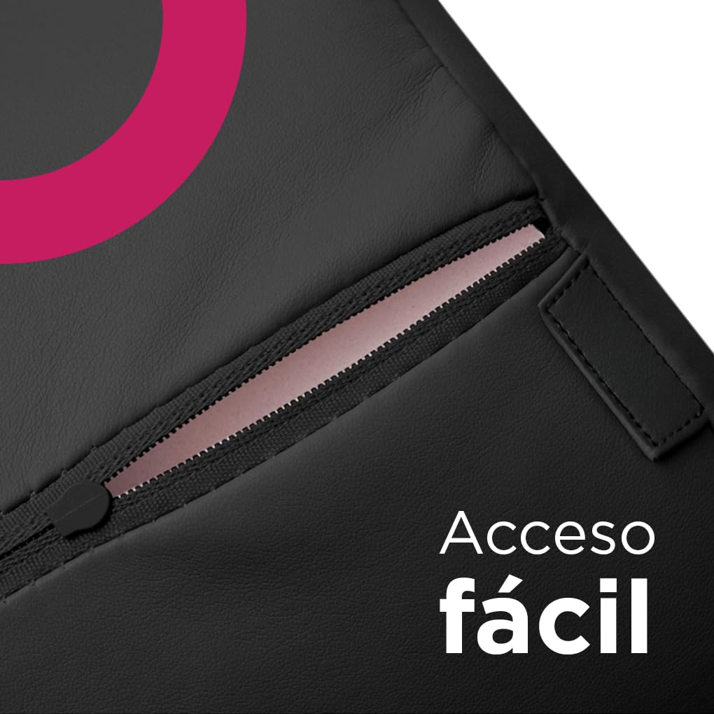 Cojín Reposacabezas Circular VANLIG Negro de Esponja Alta Densidad para Masaje y Yoga