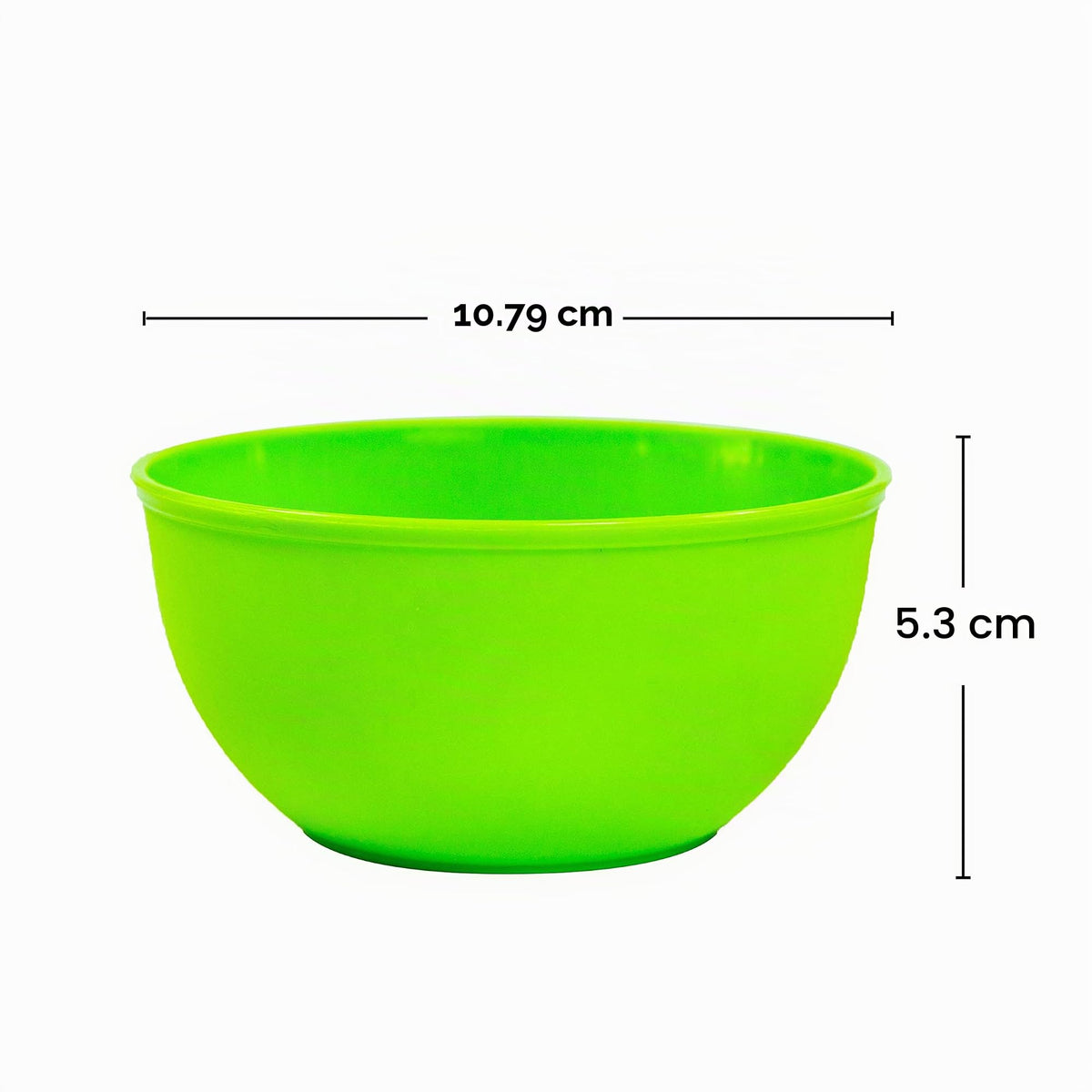 Youngever - Juego de 9 cuencos de plástico de 10 onzas, cuencos de plástico para niños, juego de 9 (9 colores arcoíris)
