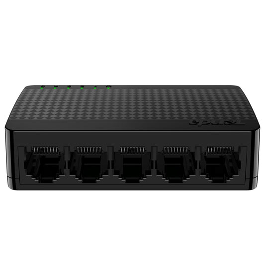 Switch Gigabit Tenda SG105 Negro 5 Puertos para Gaming y Streaming HD
