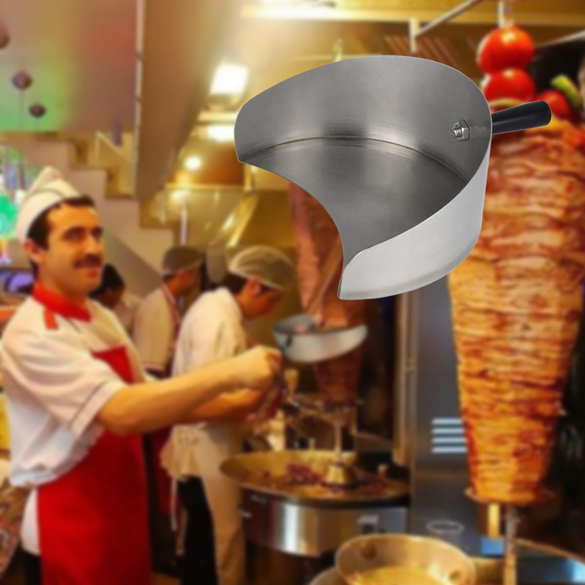 BNDHKR Carne Catcher Asador de Captura para Máquina de Doner Shawarma