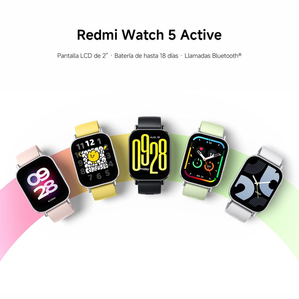 Reloj Xiaomi Redmi 5 Active Negro 5ATM para iOS y Android
