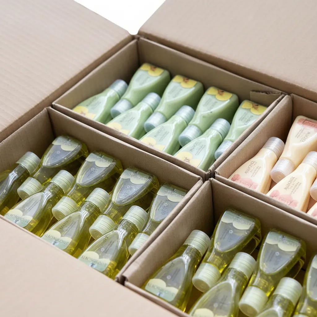 JYPESA Kit Amenidades Hoteleras A&O 288 Pzas Jabón y Shampoo