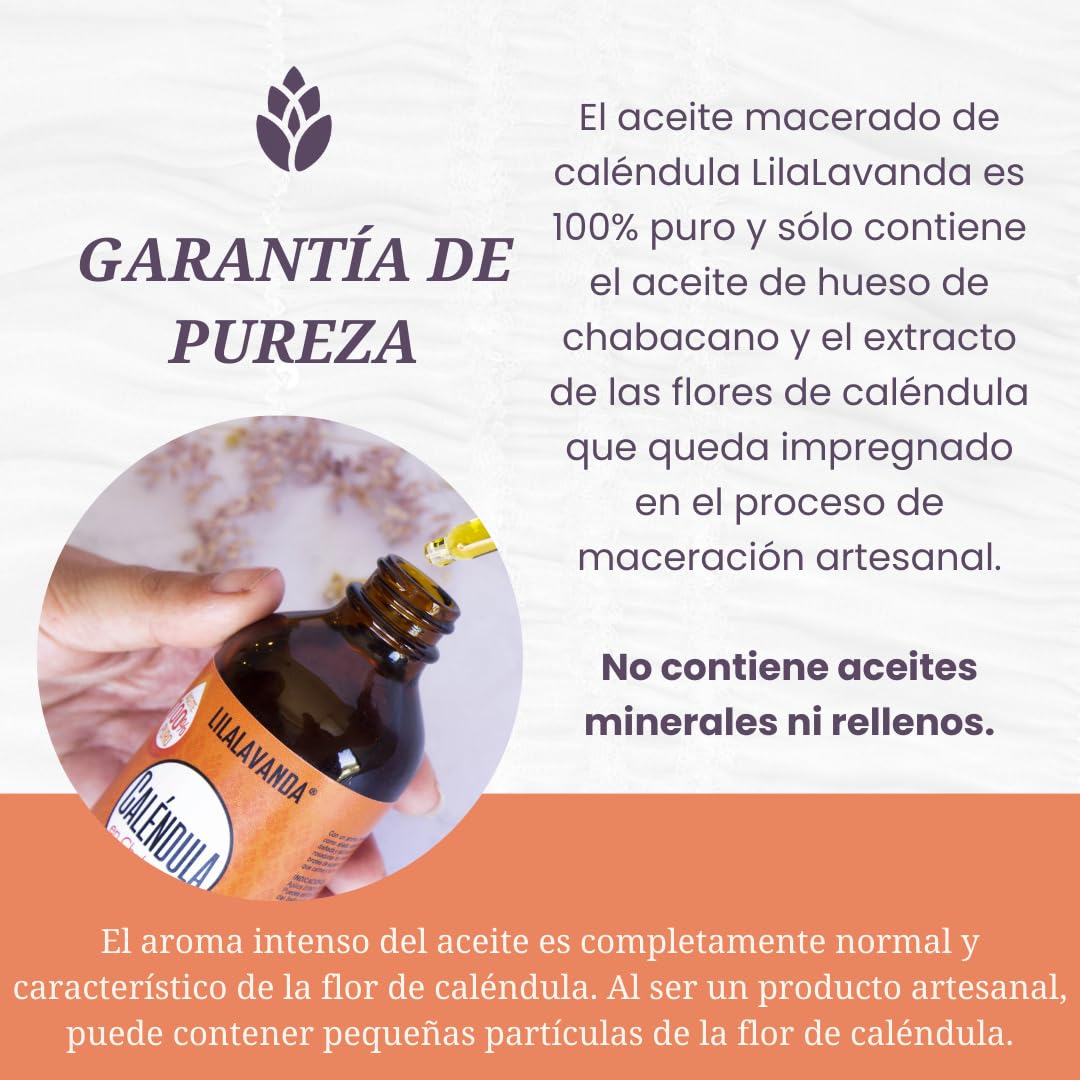 Aceite Facial de Caléndula Orgánico - Nutre y Protege tu Piel - Envío Gratis - Producto Natural para Belleza y Cuidado Personal