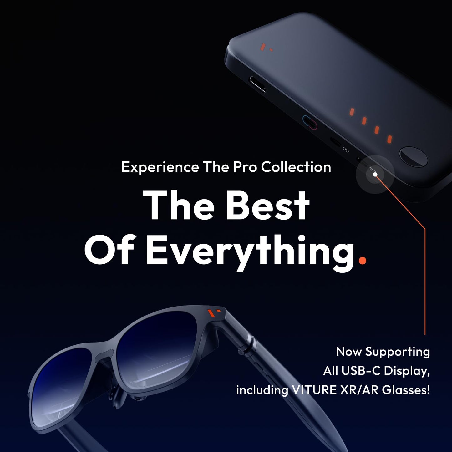 Base Móvil Pro VITURE Negro Compatible con Playstation y Switch para Juegos Cooperativos y Contenido 2D y 3D