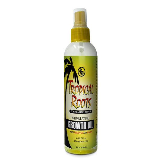 Bronner Brothers Aceite de crecimiento de raíces tropicales, 8 onzas líquidas