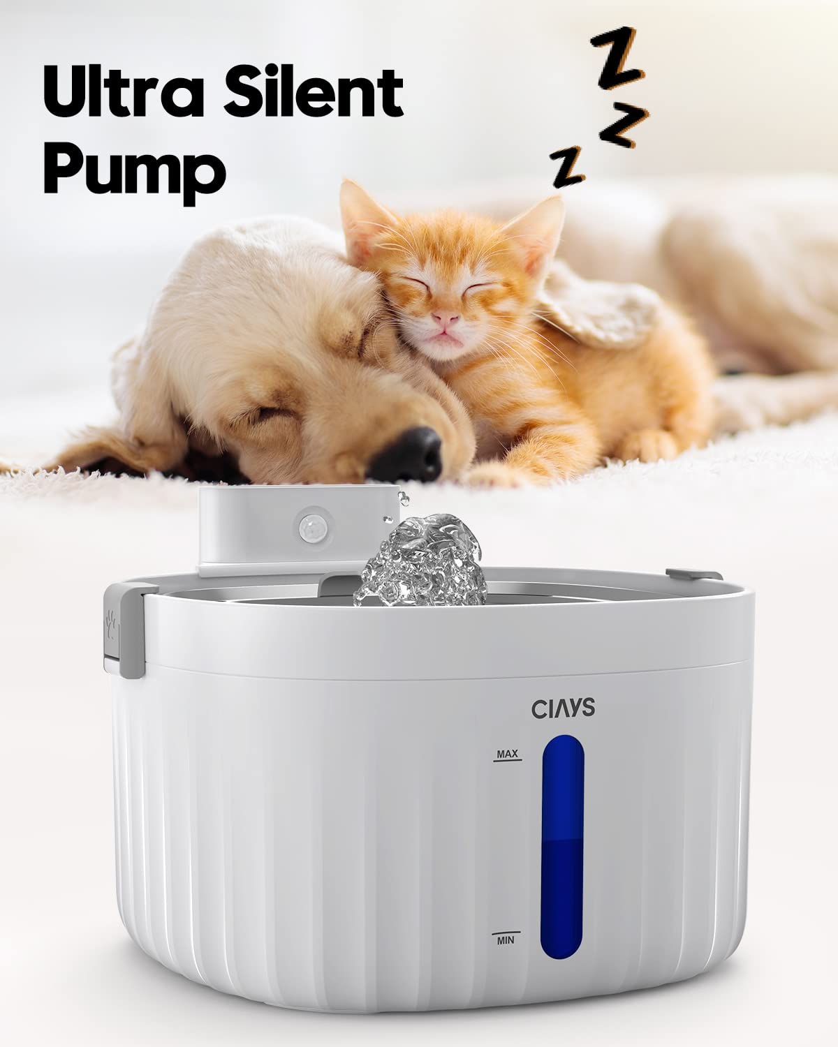 Ciays Fuente de Agua para Gatos