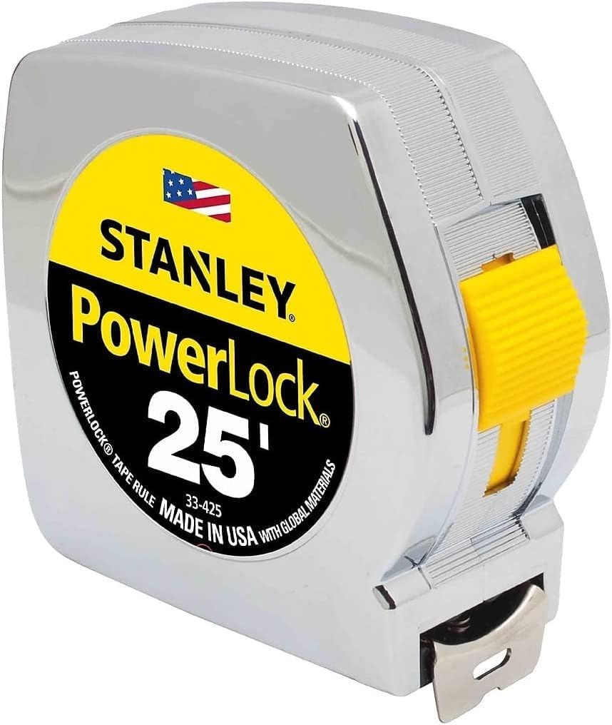 Cinta Métrica Stanley PowerLock II Amarilla profesional