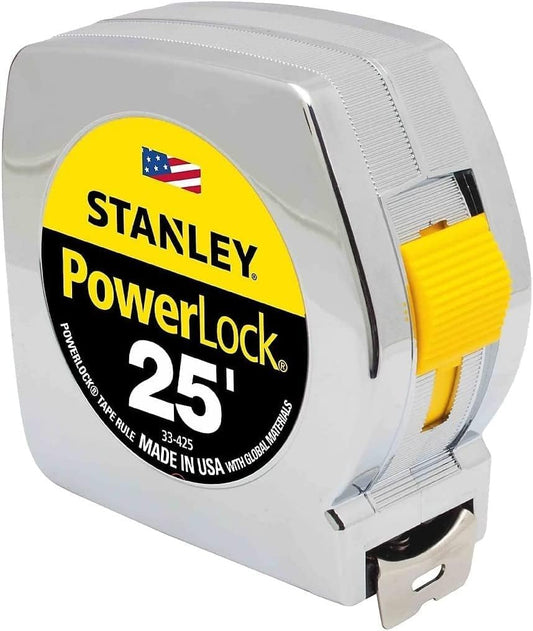 Cinta Métrica Stanley PowerLock II Amarilla profesional
