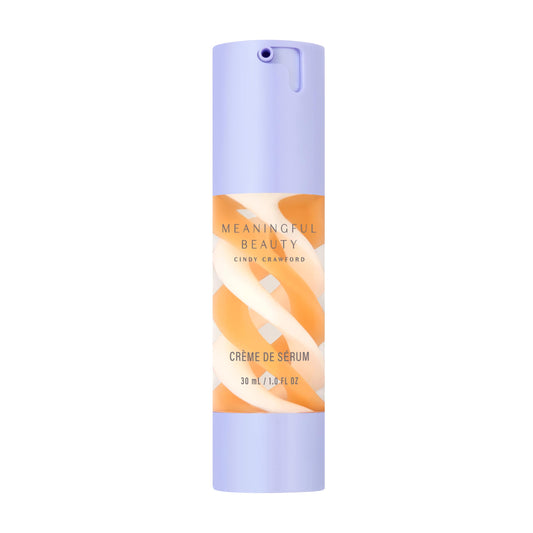 Meaningful Beauty Crema de suero, extracto de melón, humectante nocturno, 1 oz (29.57 ml)