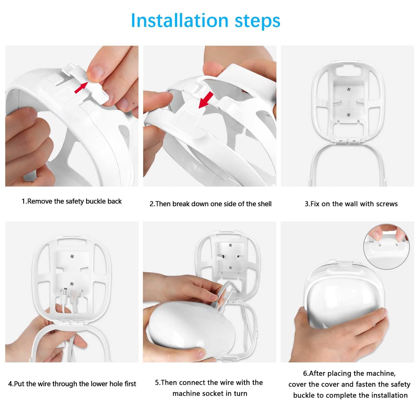 Soporte de Pared OkeMeeo para Google Nest WiFi Pro 6E Blanco para el Hogar