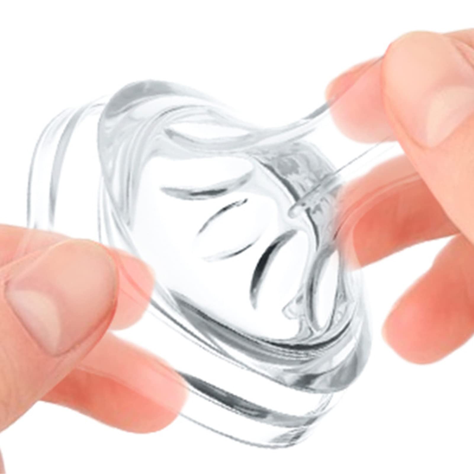 Pezón de Silicona para Biberón Suave Transparente para Bebés de 6 a 12 Meses