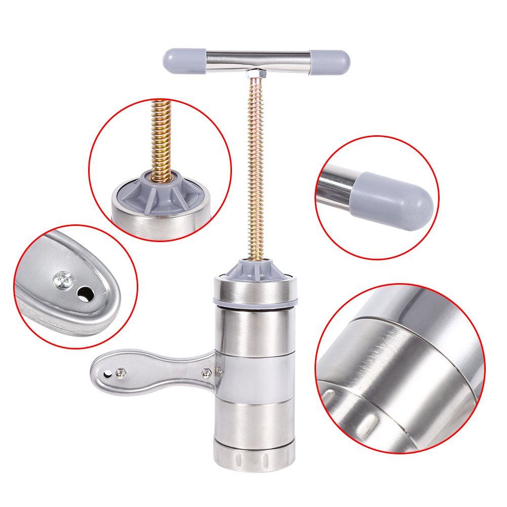 Máquina de Pasta, máquina de Pasta portátil, exprimidor de Pasta de acero inoxidable manual, máquina para hacer presión