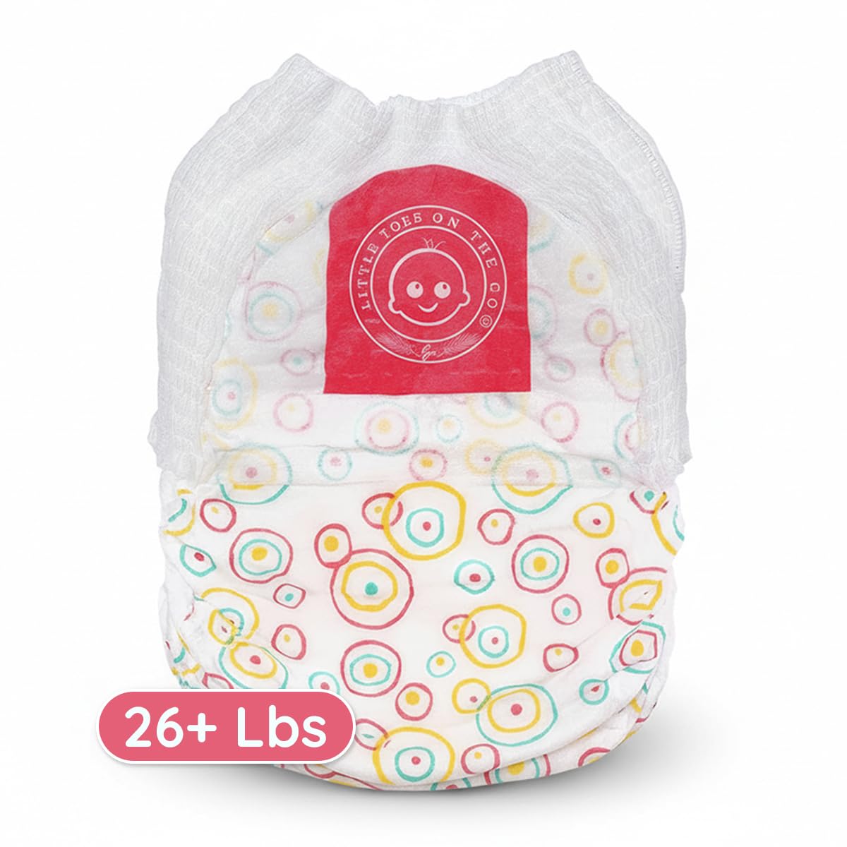 Pañales desechables naturales Little Toes (grandes, 24 unidades)