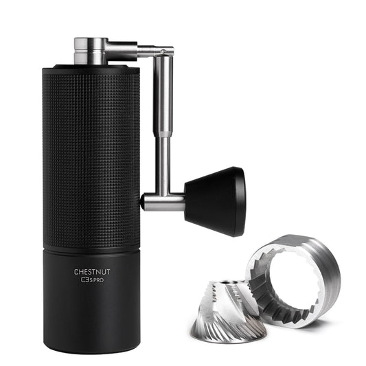 Molinillo de Café Manual TIMEMORE Castaño C3S Pro con Mango Plegable y Ajuste Interno Externo de 20 g para Viajes