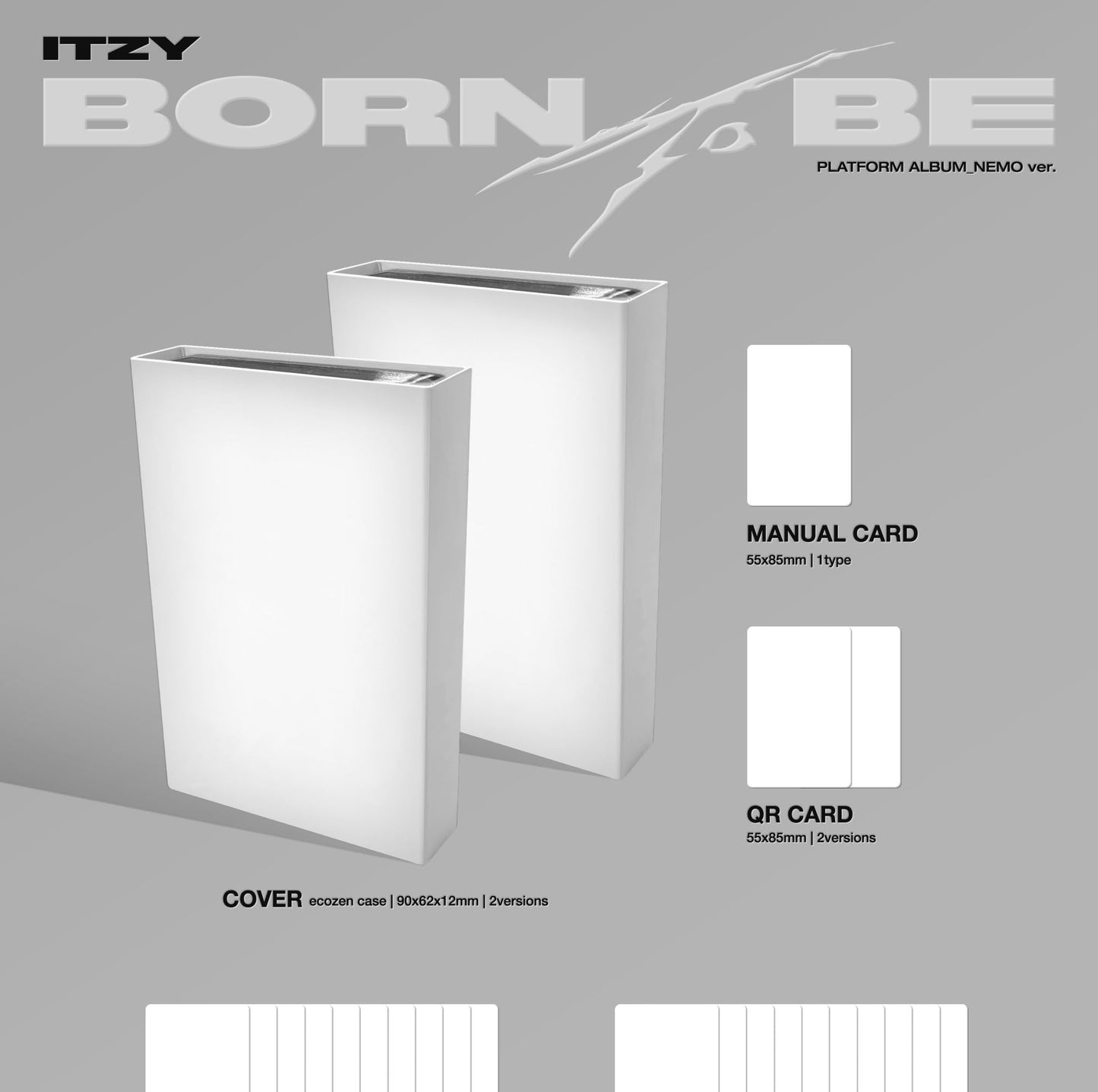 DREAMUS ITZY Born to BE - Contenido del segundo álbum+póster en el paquete+tarjeta fotográfica y seguimiento sellado (versión NEMO B)