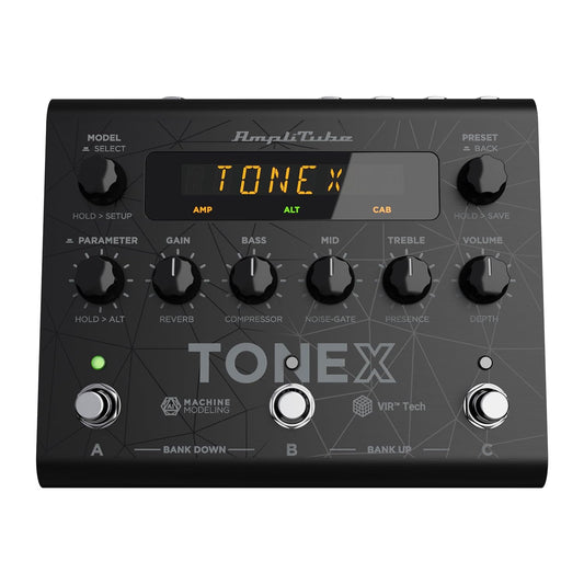 IK Multimedia TONEX AI Machine Learning Pedal Multi Efectos: Modelo Tono Amplificador de Guitarra Eléctrica, Distorsión, Overdrive y Otros