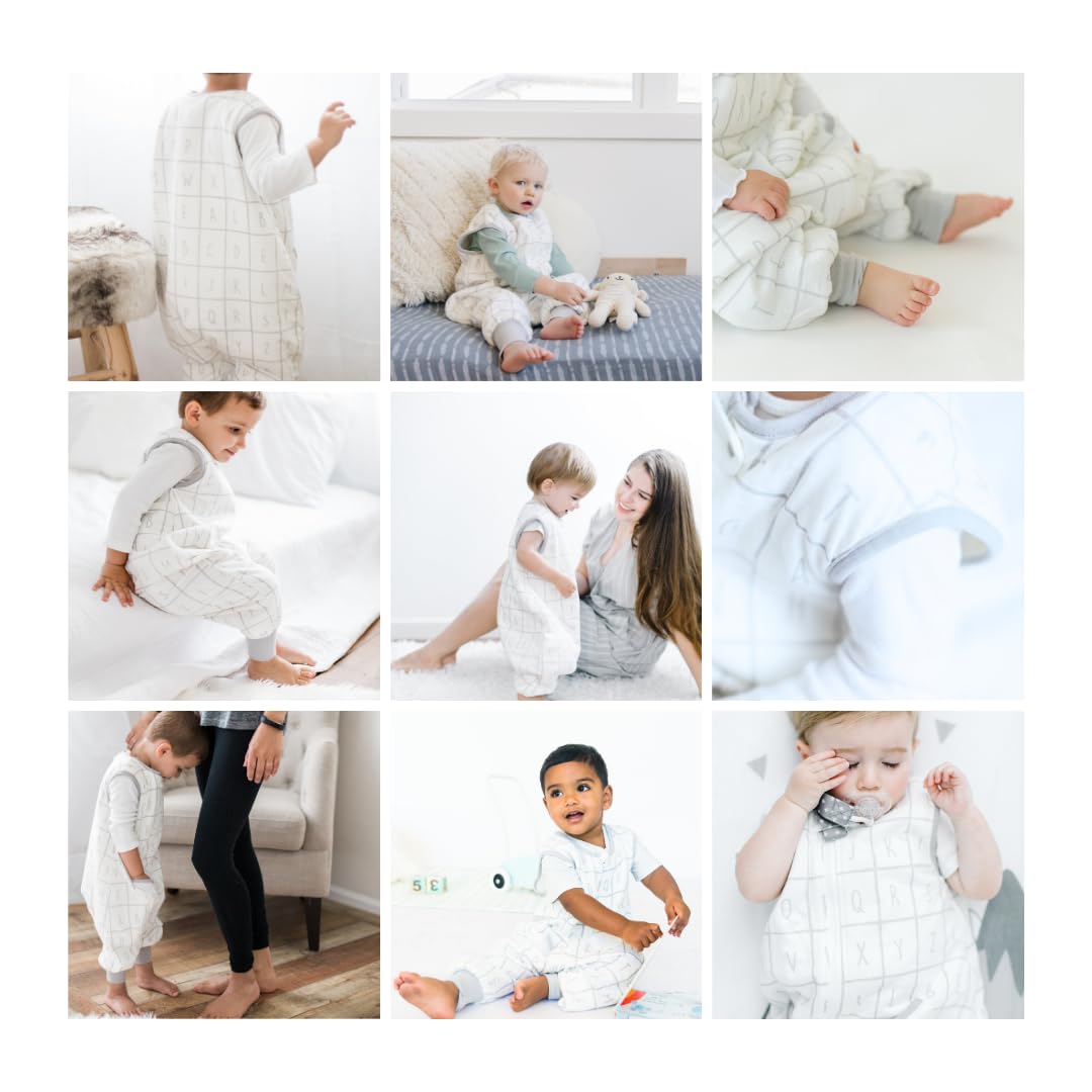 Tealbee Dreamsuit Walker Saco de dormir para niños pequeños con pies y piernas, 3T-4T