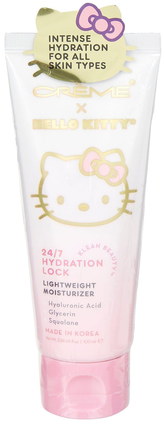 Heocniot The Crème ShopxSanrio Hello Kitty 24/7 Hydration Lock Lightweight Moisturizer from Klean Beauty line: Hydration,Non-Greasy,Clean & Safe Skincare with Hyaluronic Acid,Glycerin,SqualaneQ
