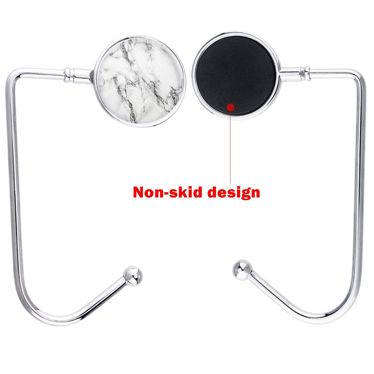 LESHIRY - percha de ropa para bolso, soporte para colgar mesa, decoración de almacenamiento para bolsos, paquete de 3 unidades, blanco, rosa, naranja