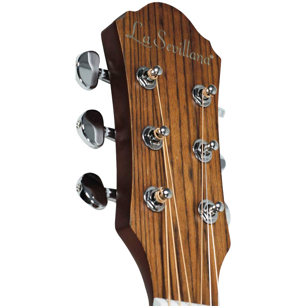 Guitarra electroacústica La Sevillana tipo texana. TX-100CEQ SS