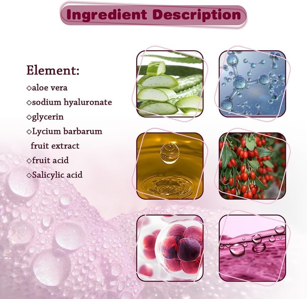 Tratamiento Facial para Rosácea 5pcs - Sérum de Ácido de Frutas para Reducir Rojeces y Equilibrar Sebo - 30ml