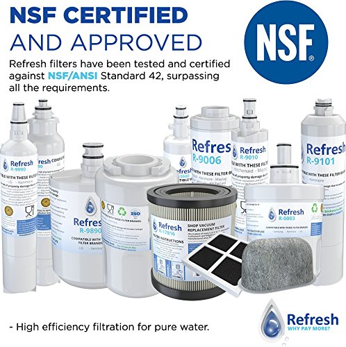 Filtro de Agua para Refrigerador Refresh Reemplazo LG y Compatible con Kenmore 2 Unidades