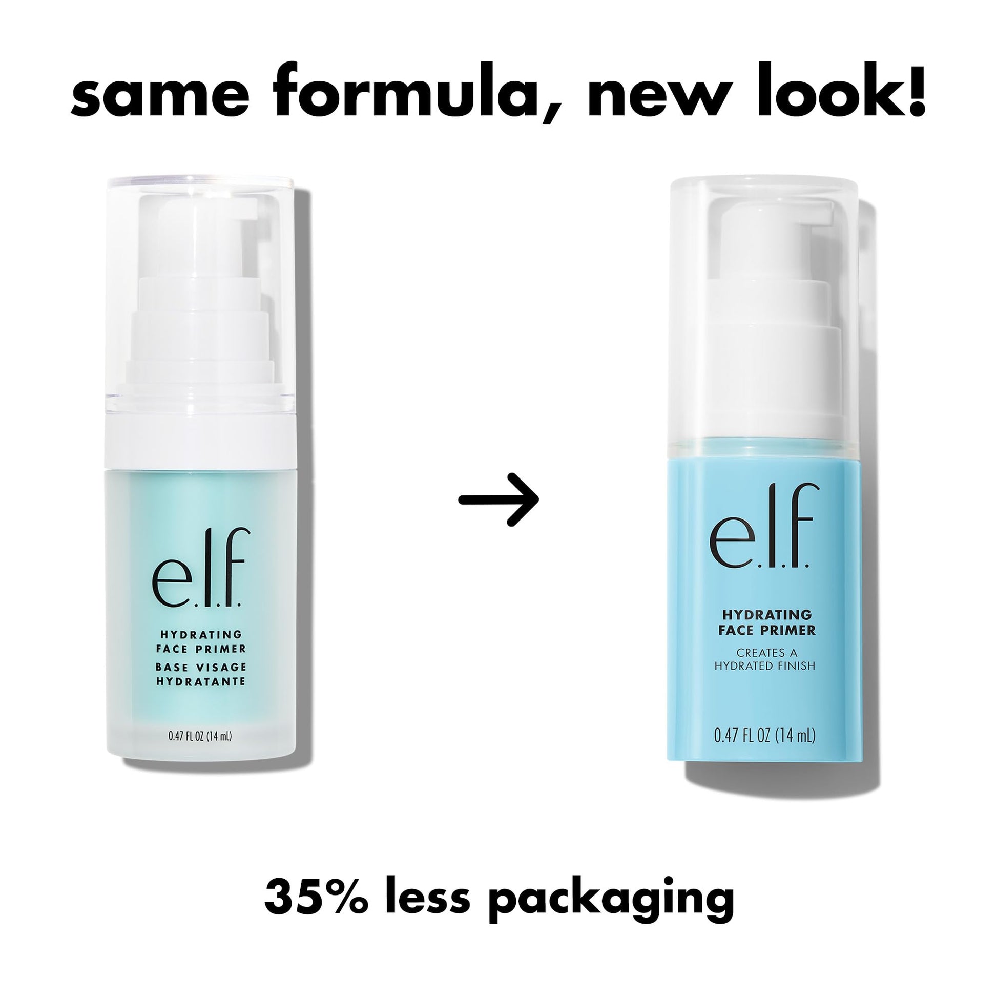 e.l.f. Cosmetics - Prebase facial hidratante E.l.f., 0.47 onzas líquidas