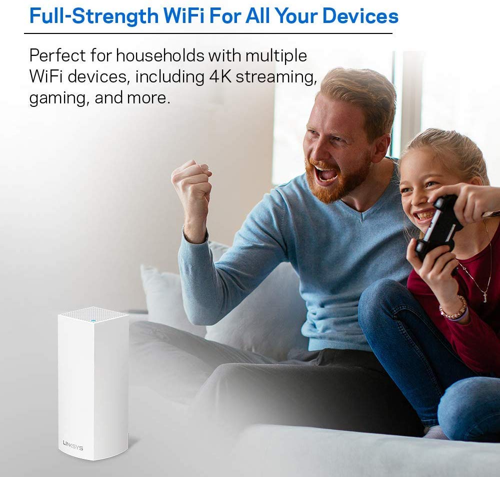 Linksys Sistema Velop - Punto de Acceso - RJ45 - Blanco