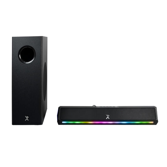 PERFECTCHOICE Barra de Audio con luz RGB y Subwoofer 70W Circuito Amplificador PC-114024 Emphoria