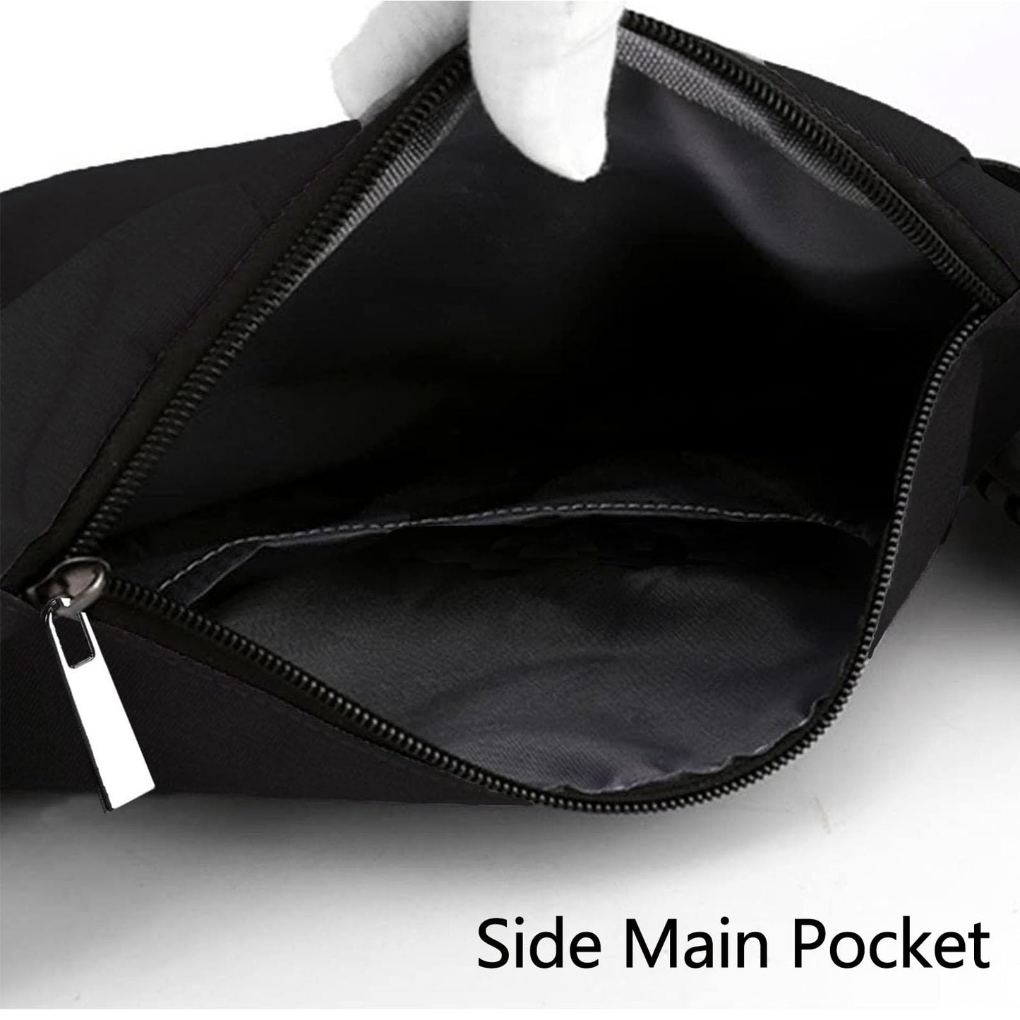 Bolsa flexible personal, antirrobo para viajes, deporte, ligera, bandolera, bandolera izquierda, para mujeres y hombres