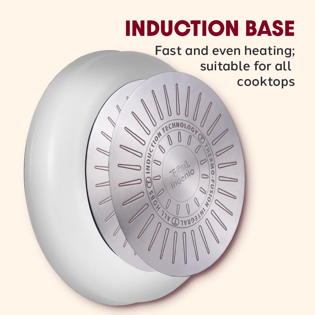 Juego de Utensilios de Cocina T-fal Ingenio Expertise Acero Inoxidable Aptos para Horno y Lavaplatos