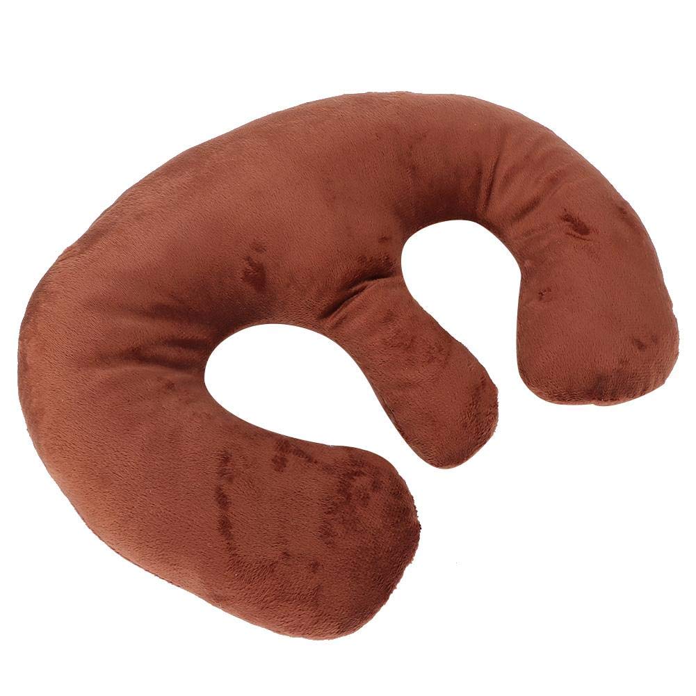 Cojín de Almohada de Pecho Almohada de Apoyo de Pecho para salón de Belleza Cojín de Almohada de Pecho de Masaje SPA(Café Oscuro)