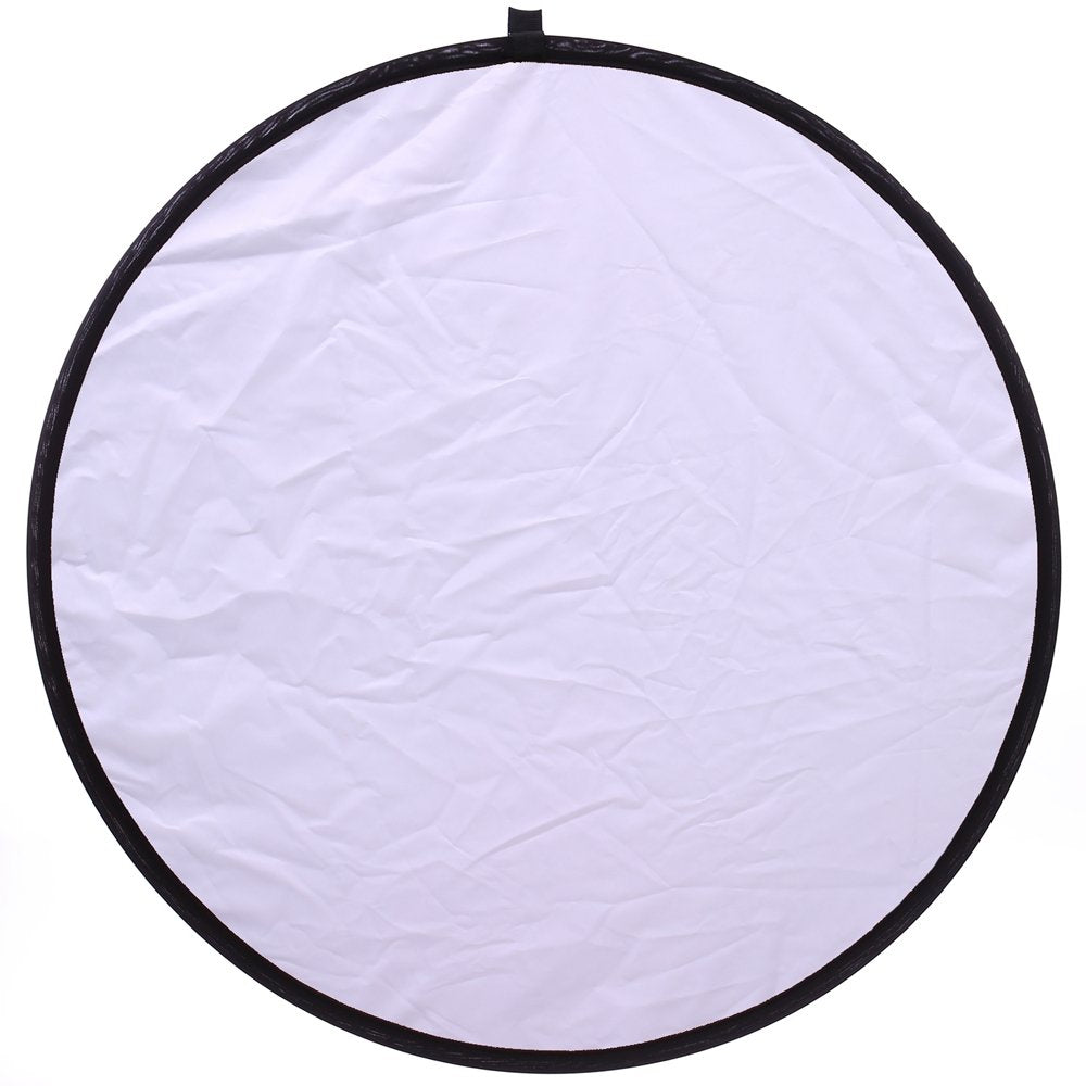 43" / 110cm 5-in-1 Collapsible Multi-Disc Round Light Reflector with Bag - Translucent, Gold, Silver, Black and White