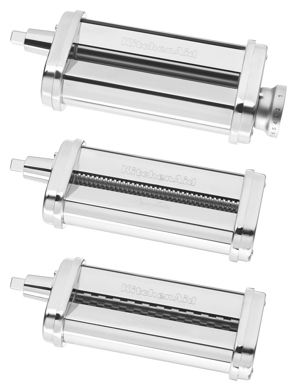 KitchenAid KSMPRA 3-Piece Pasta Roller & Cutter Set