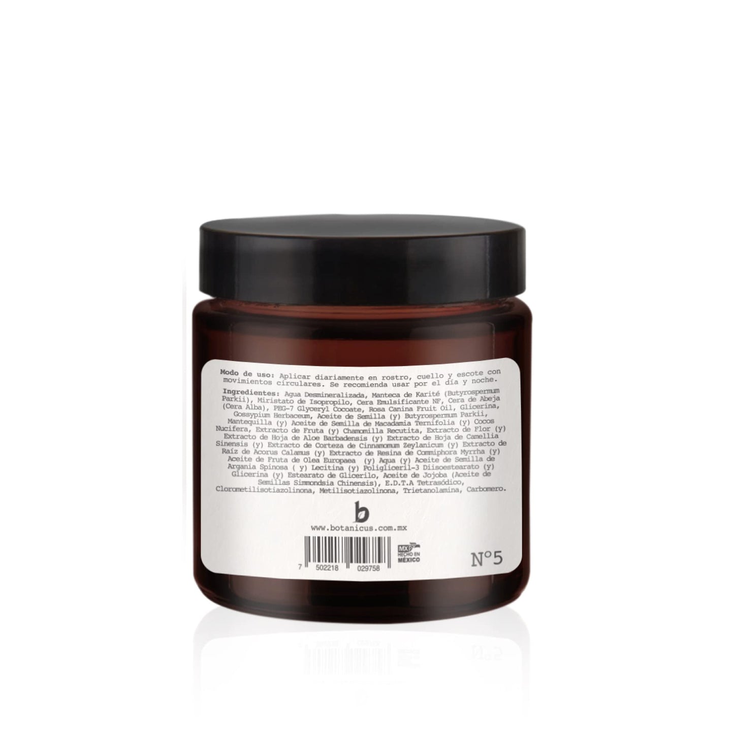 Crema Facial Hidratante Rosa Mosqueta 120 ml - BOTANICUS- Antiarrugas, Antiedad, Aclarante facial, Antimanchas Desvanece líneas de expresión y cicatrices- Para pieles maduras y pieles sensibles.