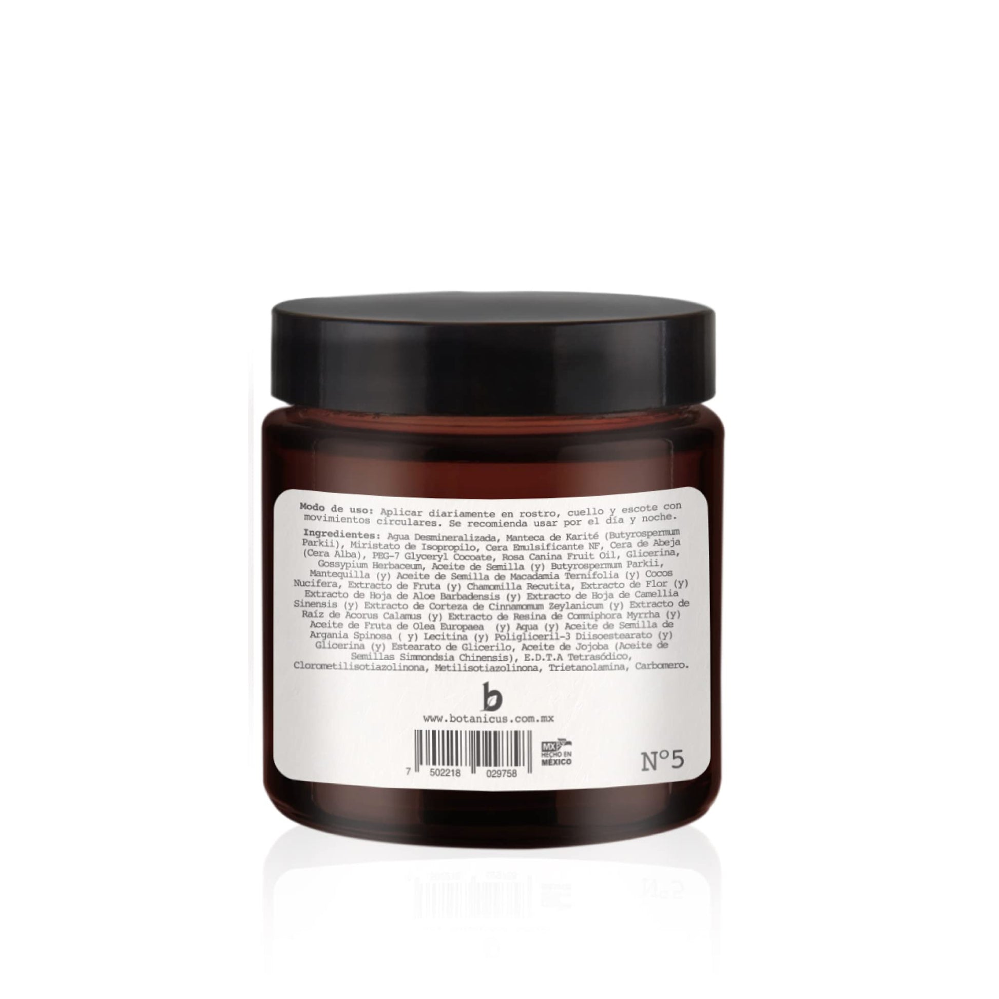 Crema Facial Hidratante Rosa Mosqueta 120 ml - BOTANICUS- Antiarrugas, Antiedad, Aclarante facial, Antimanchas Desvanece líneas de expresión y cicatrices- Para pieles maduras y pieles sensibles.
