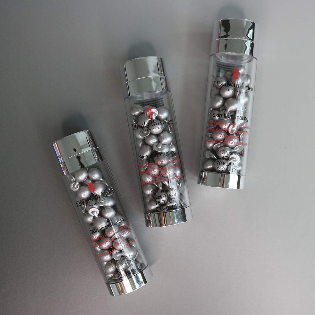 Elizabeth Arden Skin Illuminating Brightening Night Capsules With Advanced Mi Concentrate, 50 Caps