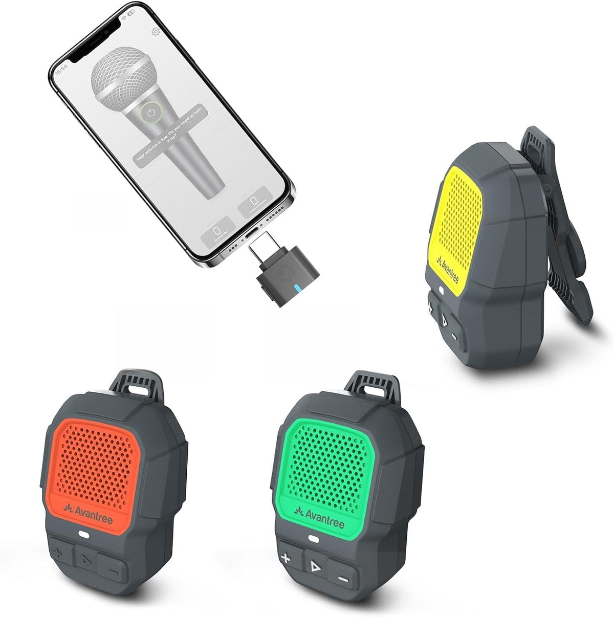 Altavoces Avantree HomeBuddy Trio con Clip Auracast para Grupos